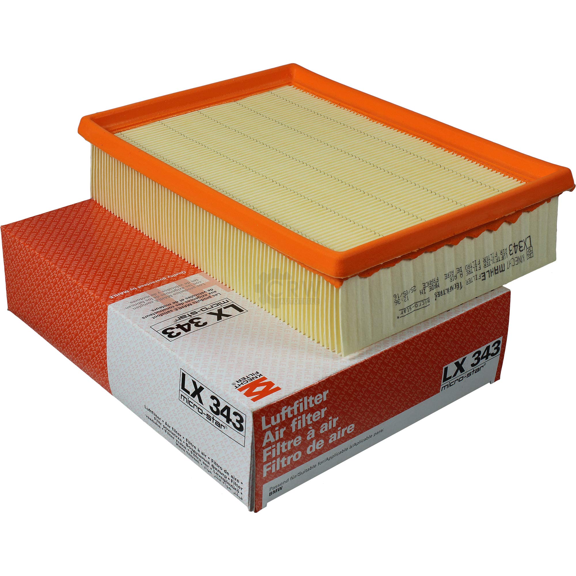 Paquete de inspección Kit de mantenimiento con filtro de aceite OX 154/1D, filtro de aire LX 343, filtro de combustible KL 66, tornillo de cierre