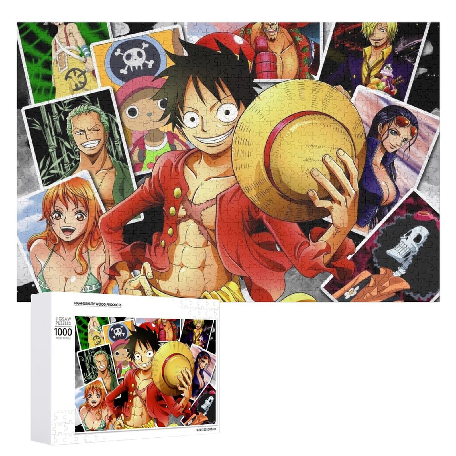 Amazon | ワンピース／ONE PIECE ジグソーパズル 木製 パズル アニメ