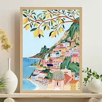 歳末最終大特価！　送料サービス！　イタリア製額＆スクリーン印刷絵画 agmotokawa_simakuniichi-spcd140