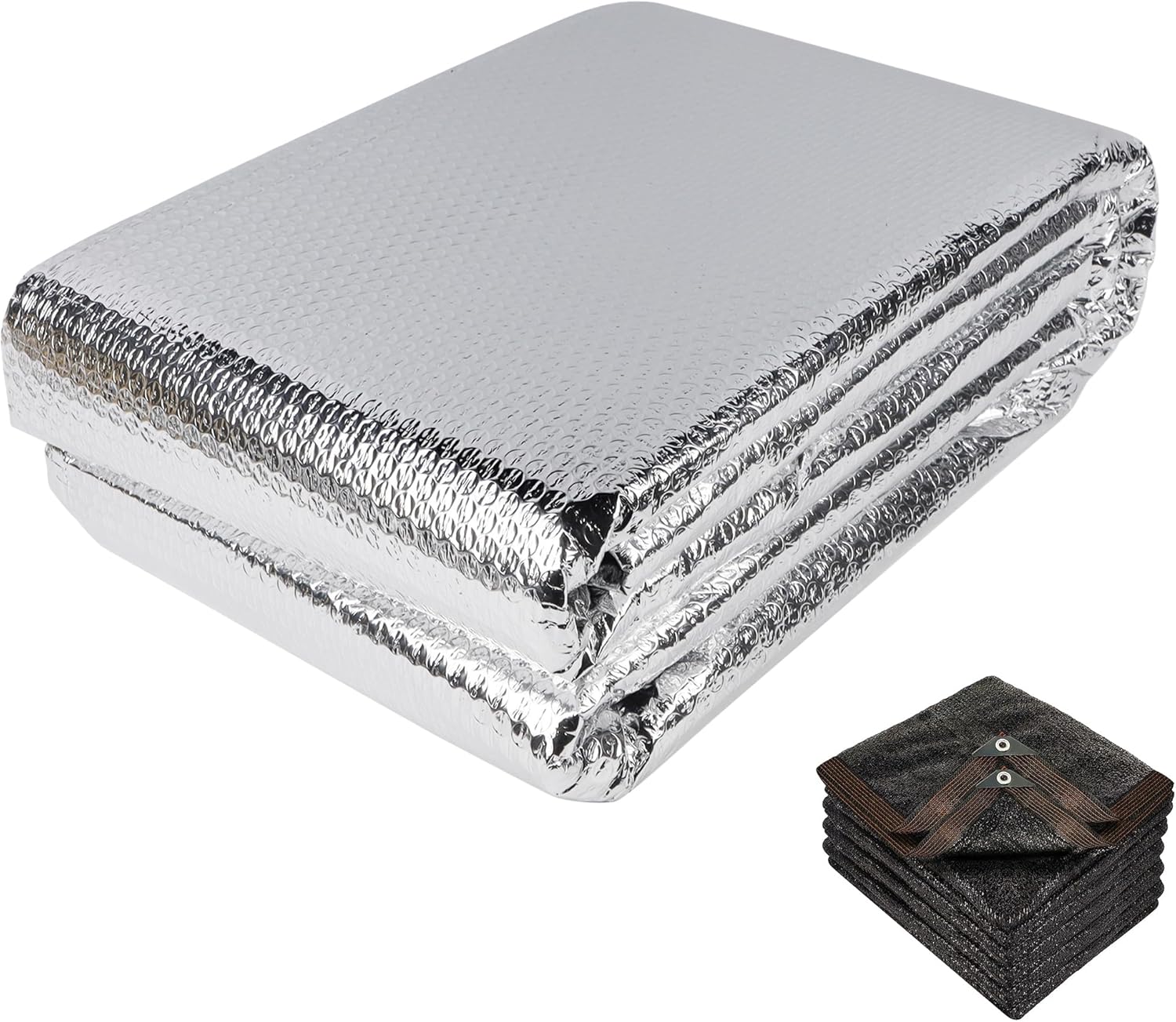 48IN x 15FT Insulation Roll & 20x 20 FT Shade Cloth 50%