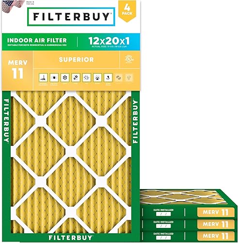 Filtros de hornofiltros de aire AFB Gold MERV 11 (pack de 4 unidades)