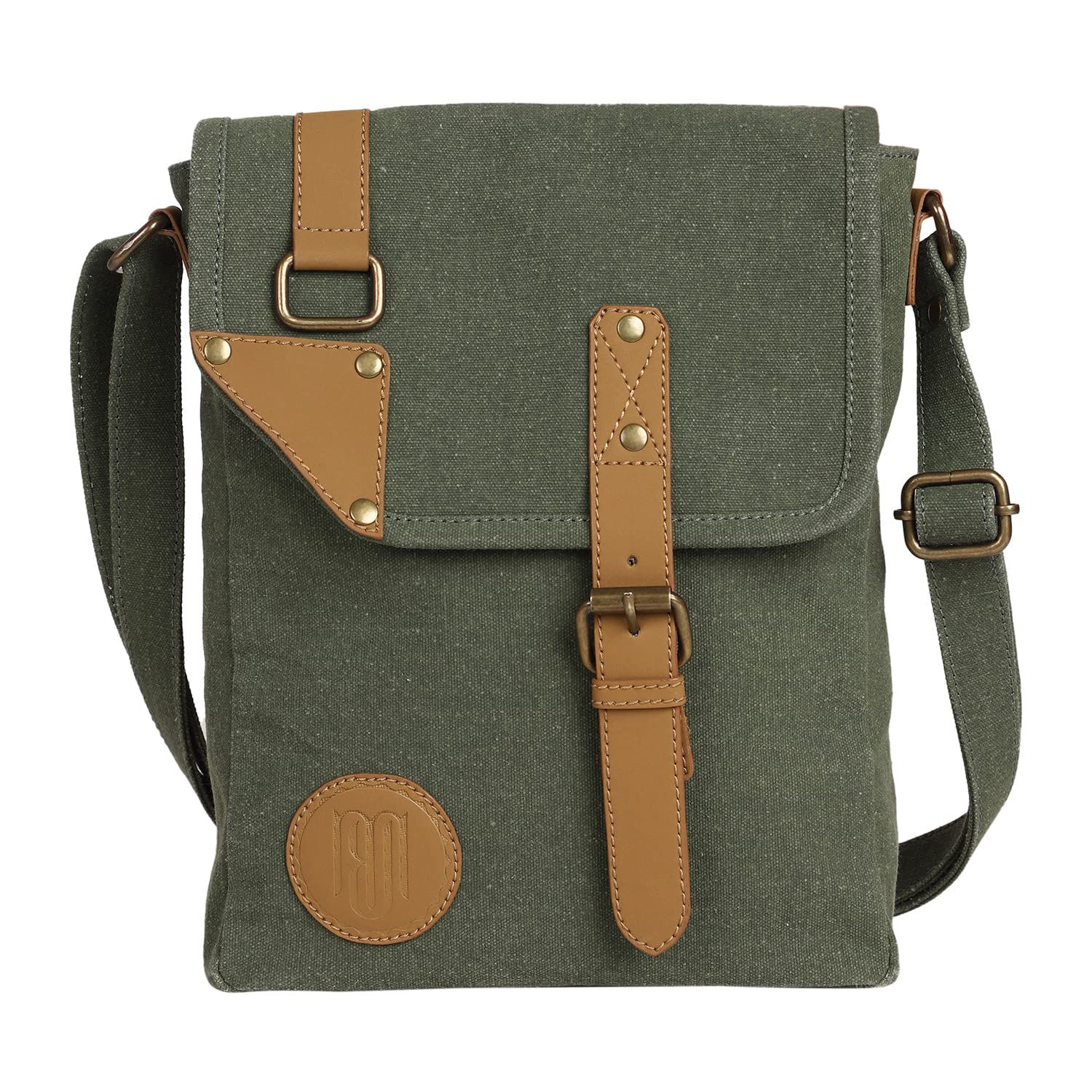 mona b Canvas Sling Crossbody Bag with Stylish Design for Men and Women-picture-12