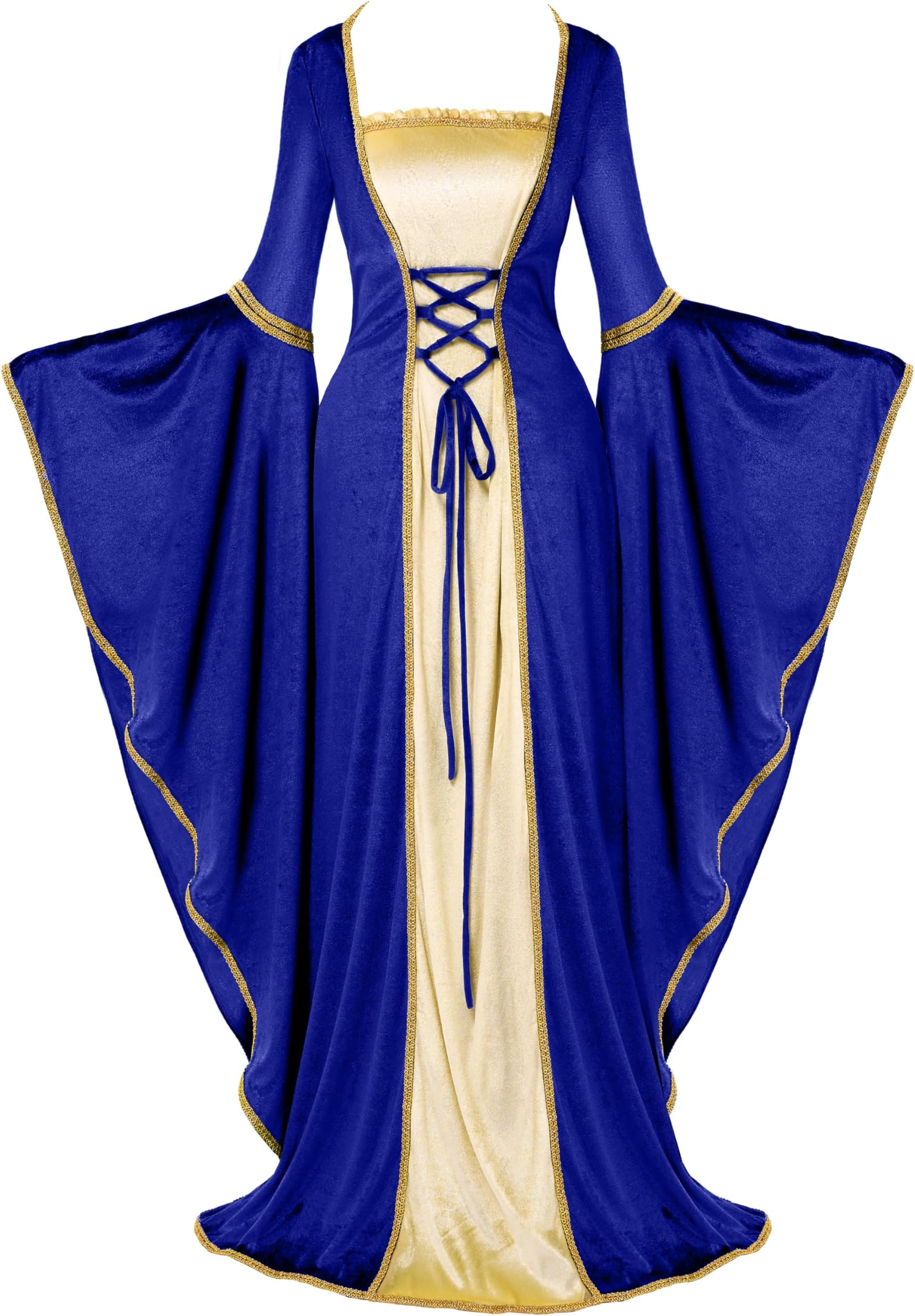 Spooktacular Creations Renaissance Costume Women, Velvet Medieval Dress for Women, Irish Renaissance Dress for Halloween
