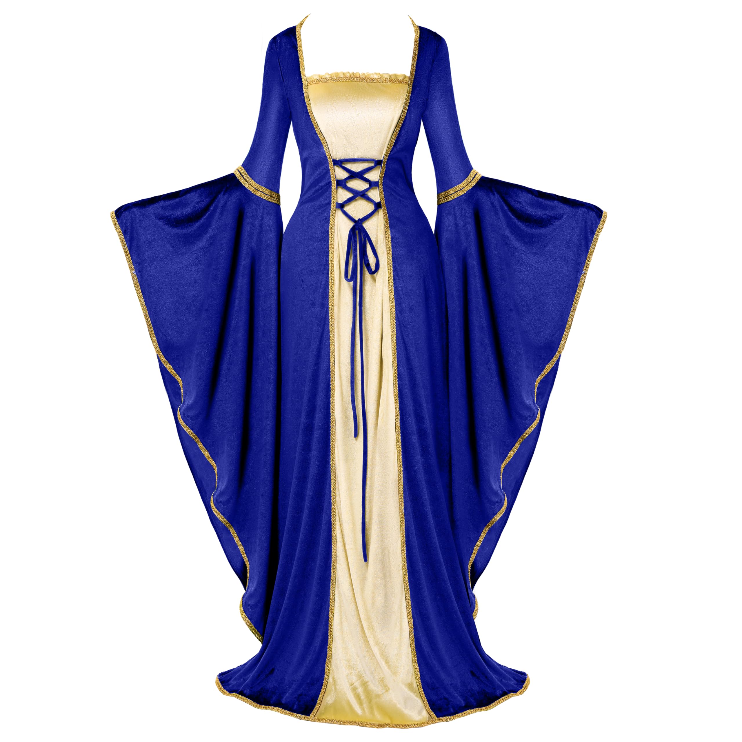 Spooktacular Creations Renaissance Costume Women, Velvet Medieval Dress for Women, Irish Renaissance Dress for Halloween