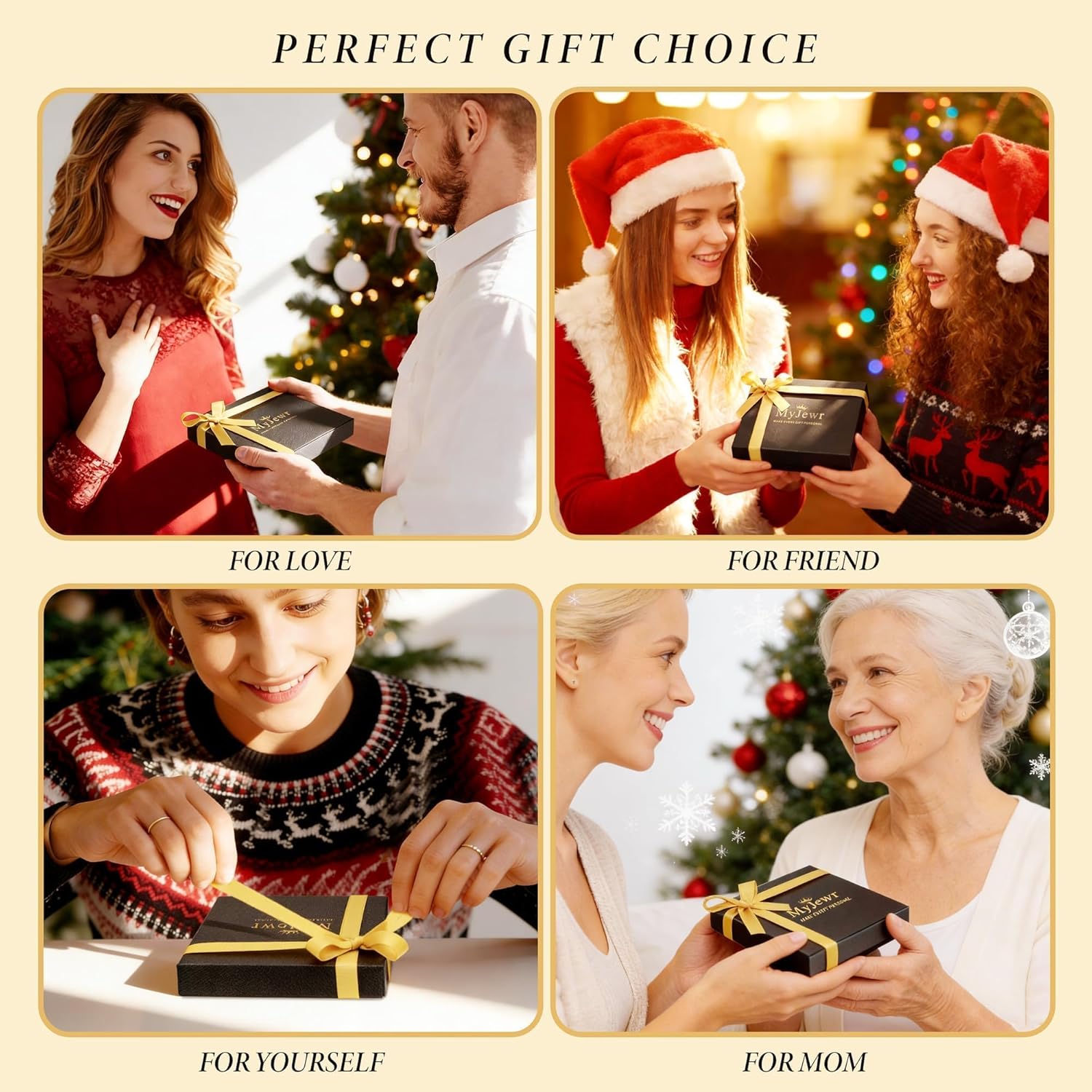 Valentine's Day 14K Gold Plated Layered Cross Necklace for Women, Stylish Minimalist Design Cross Faith Pendant Cubic Zirconia Necklace - Birthday Gift Stack & Trendy Gold Jewelry - Image 7