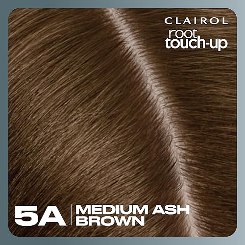 Miniatura 10 de Clairol Root Touch-Up de Nice'n Easy Tinte permanente de cabello, 5A, color de cabello castaño ceniza medio, paquete de 1.