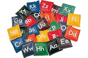 Champion Sports 5 Inch Alphabet Bean Bag Set (Set of 26)