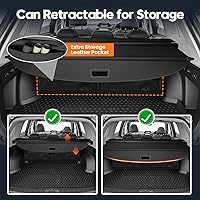 Vista 510 de Powerty Cubierta de Carga para Accesorios Kia Sportage 2023-2025 2026, Textura de Lona Cubierta Retráctil para Maletero Trasero de Carga de Equipaje