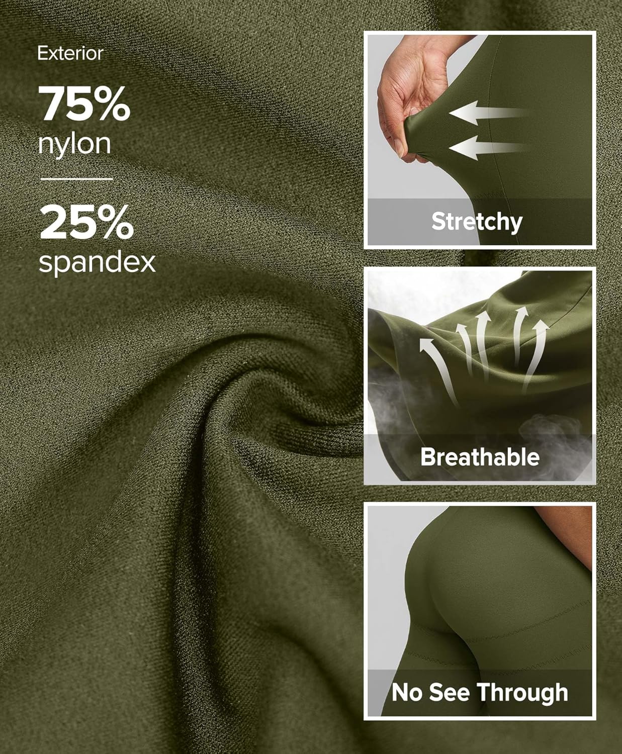 BRXL Built-in Shapewear Jumpsuits for Women Tummy Control One Piece Workout Jumpsuits Built-in Bra Square Neck Sleeveless - Image 7