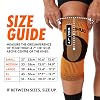 Bearhug Bamboo Knee Support For Women and Men - Compression Sleeve Knee Brace for Running, Walking, Weight Lifting & Skiing - Knee Sleeves Braces to Aid Arthritis Pain Relief, L
