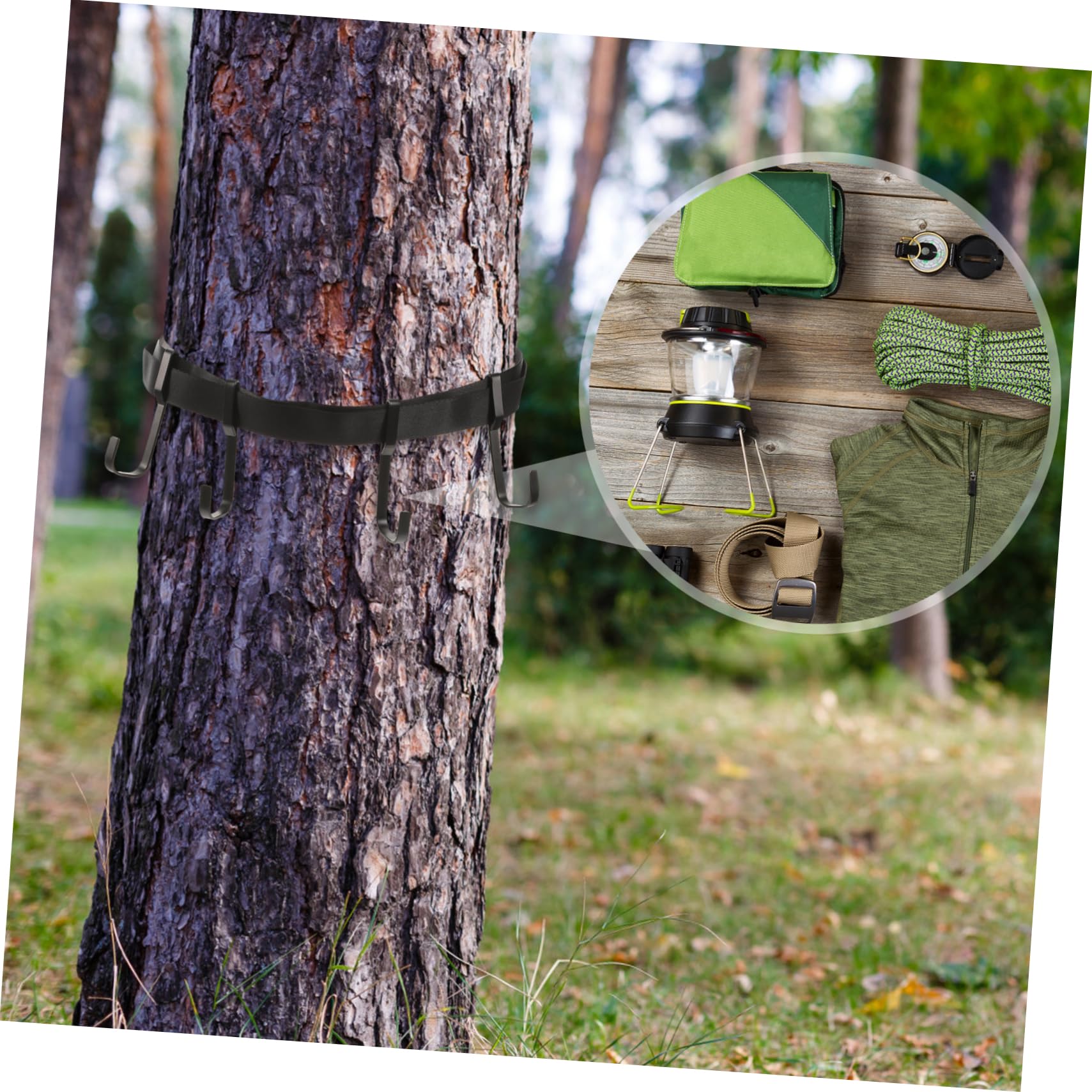 Mipcase Tree Stand Hook Safety Harness for Hunting Tree Stand Harness Lock Hook