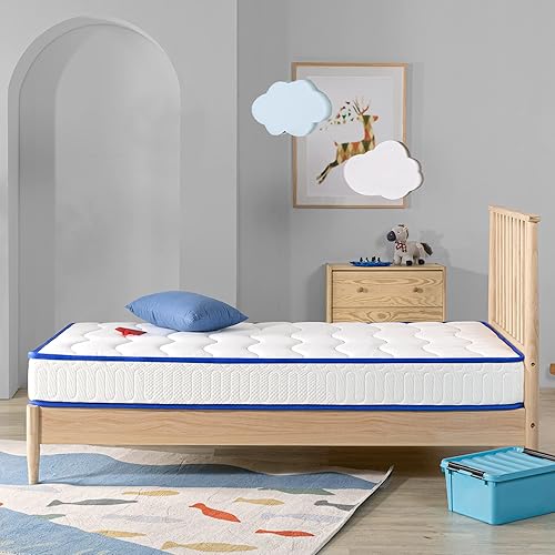 Miniatura 8 de ZINUS Colchón esencial de resortes interiores de 8 pulgadas, colchón para niños, sensación de firmeza media, espumas certificadas CertiPUR-US,