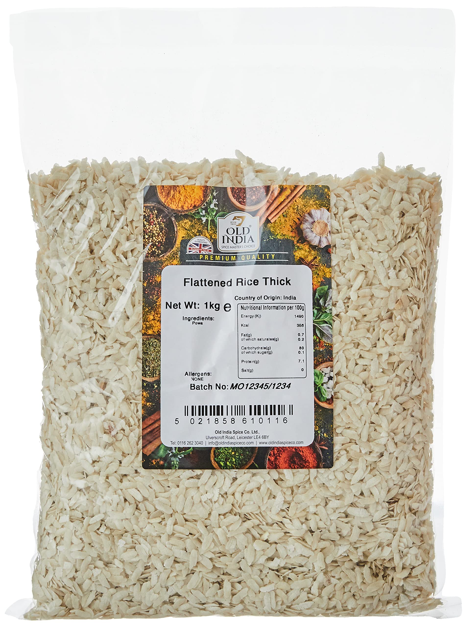 Old India Flattened Rice Thick 1kg