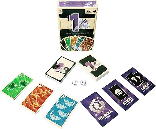 Miniatura 5 de Iconiq Studios 1 - Uno por ciento - Un juego de posibilidades estratégicas - Apto para familias y todas las edades - Juegos de fiesta - Juegos de