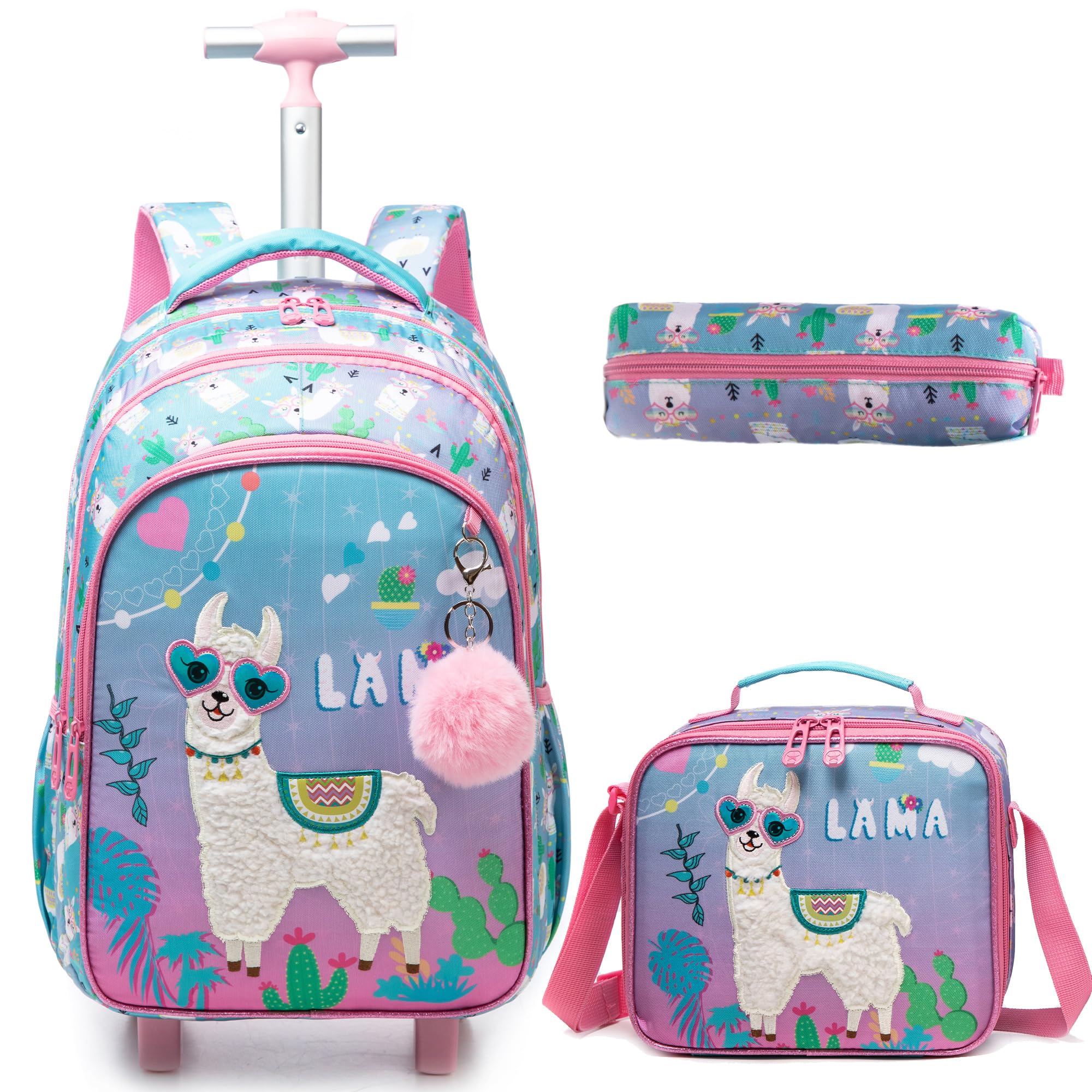 HTgroce Mochila Escolar Con Ruedas Sirena Mochilas Escolares Con Ruedas Mochila Con Ruedas Niña 6 años