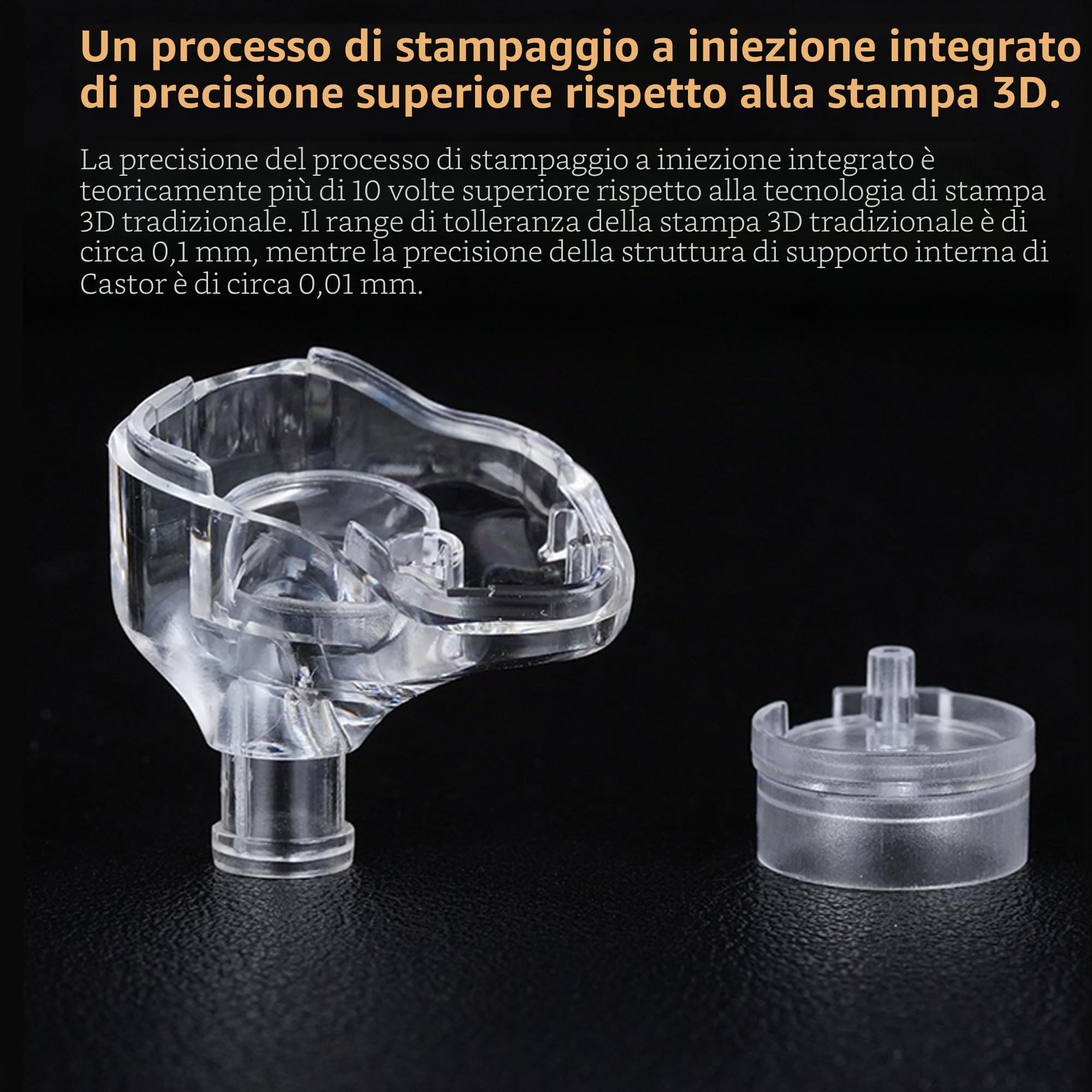 KZ Castor - Cuffie IEM Harman Bass Edition con doppio driver dinamico, suono sintonizzabile, 4 livelli interruttore, isolamento acustico