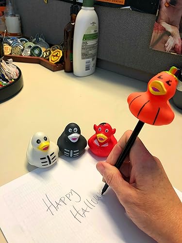 Miniatura 5 de Funiverse Paquete de 24 patos de goma para Jeep de Halloween, surtido Perfecto para truco o trato o bolsa de regalos para fiestas