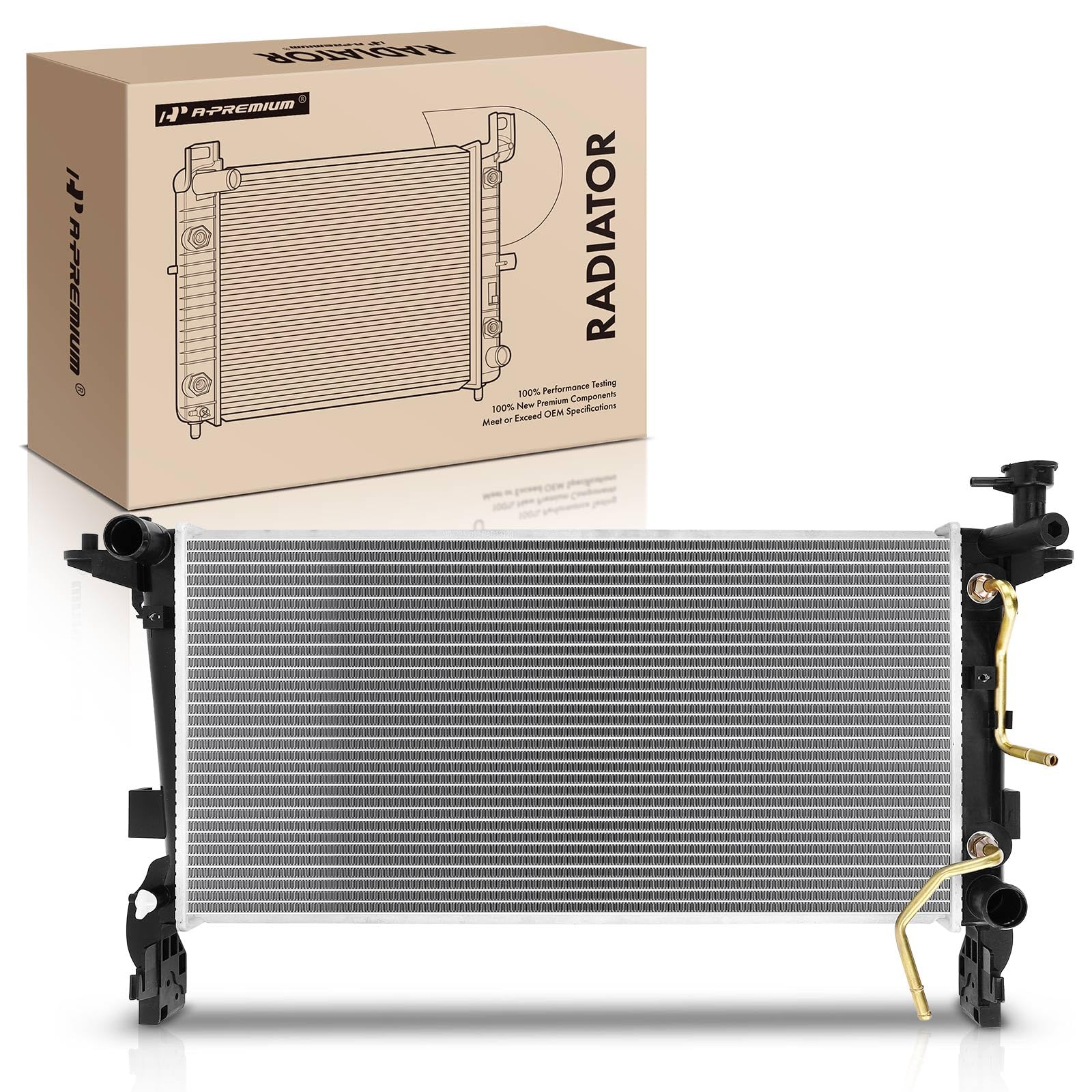 Amazon.com: A-Premium Engine Coolant Radiator Assembly with  
