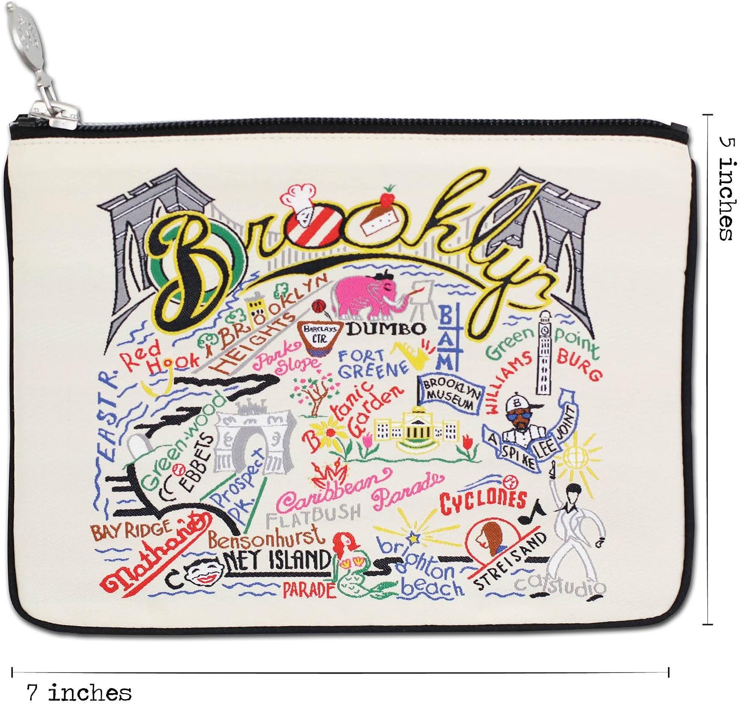 catstudio Brooklyn Zipper Pouch Purse | Holds Your Phone, Coins, Makeup, Dog Treats, & Tech Tools