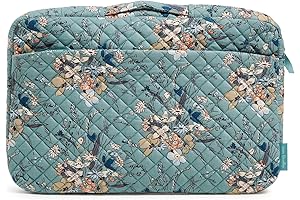 Vera Bradley Women's Hands-Free Cotton Laptop Organizer in Sunlit Garden Sage