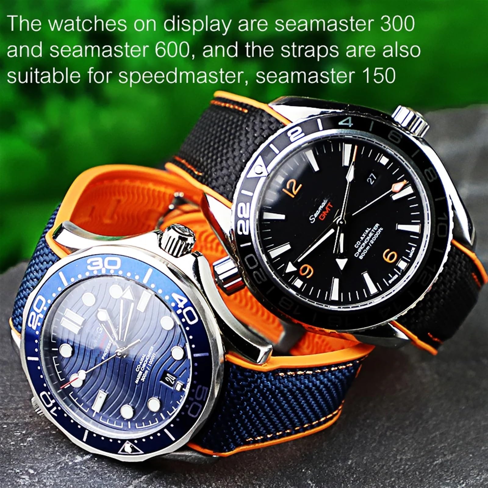 JDIME 20 mm 22 mm gumowe silikonowe paski do zegarków nylonowy pasek do zegarka Omega pasek Seamaster 300 m gmt chrono 600m Planet Ocean 215 bransoletki