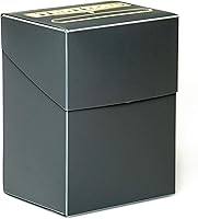 Vista 1 de STG Caja de plástico grande y duradera de lujo, elige entre 10 diseños diferentes (negro)