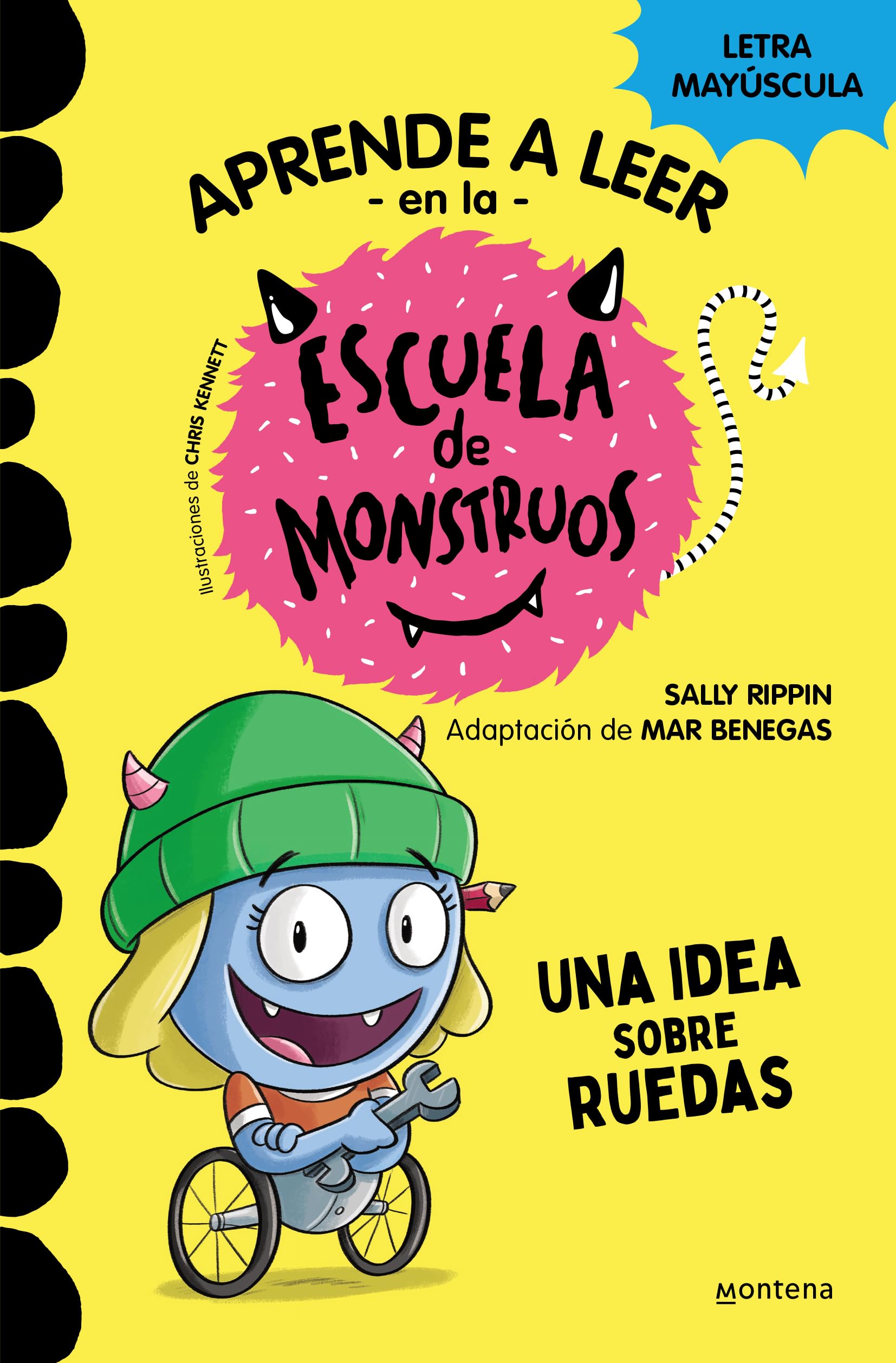 Aprender a leer en la Escuela de Monstruos 12 - Una idea sobre ruedas: En letra MAYÚSCULA (libros para niños a partir de 5 años)