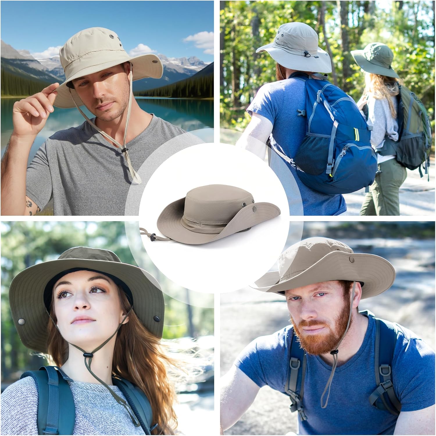 Denali Boonie Sun Hat, Wide Brim Fishing Hat for Men & Women, UPF 50+, Packable, 2-in-1 Brim Design