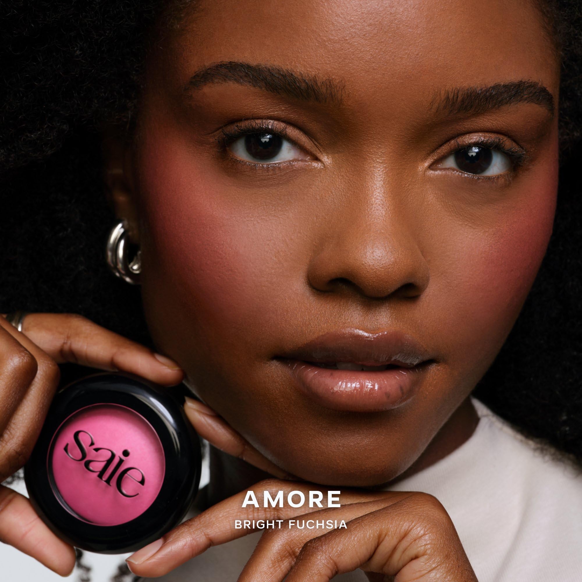 Amazon.com : Saie SuperSuede Baked Blush - Talc-Free Powder Blush