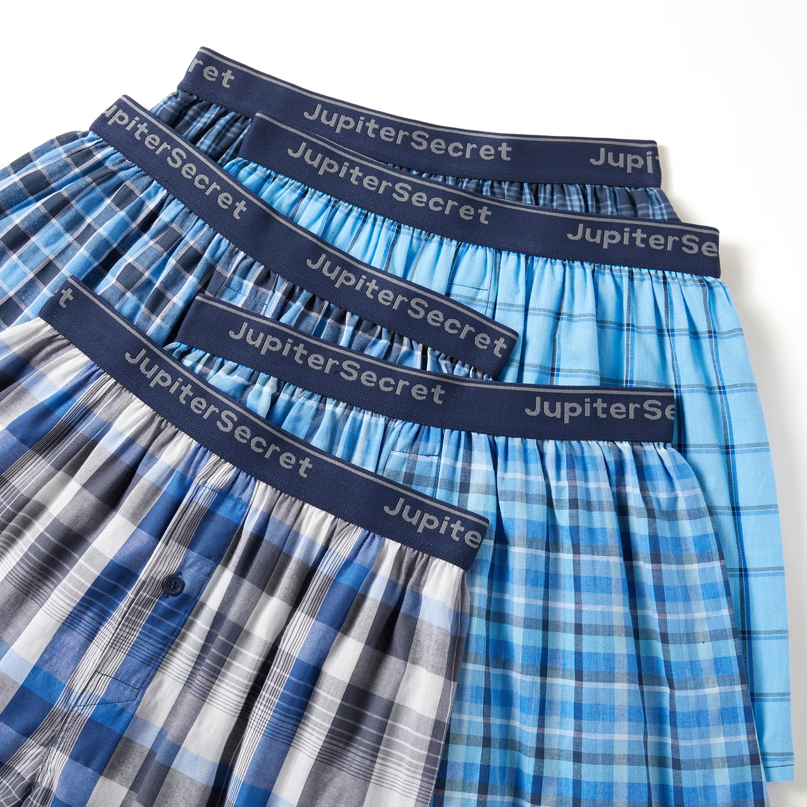 Calzoncillos Bóxer para Hombre 100% Algodón, Suaves Y Transpirables, En Paquetes de 5 Y 10