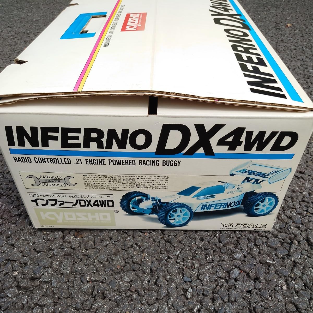Amazon.co.jp: 絶版 京商 KYOSHO 1/8 KYOSHO インファーノ DX4WD
