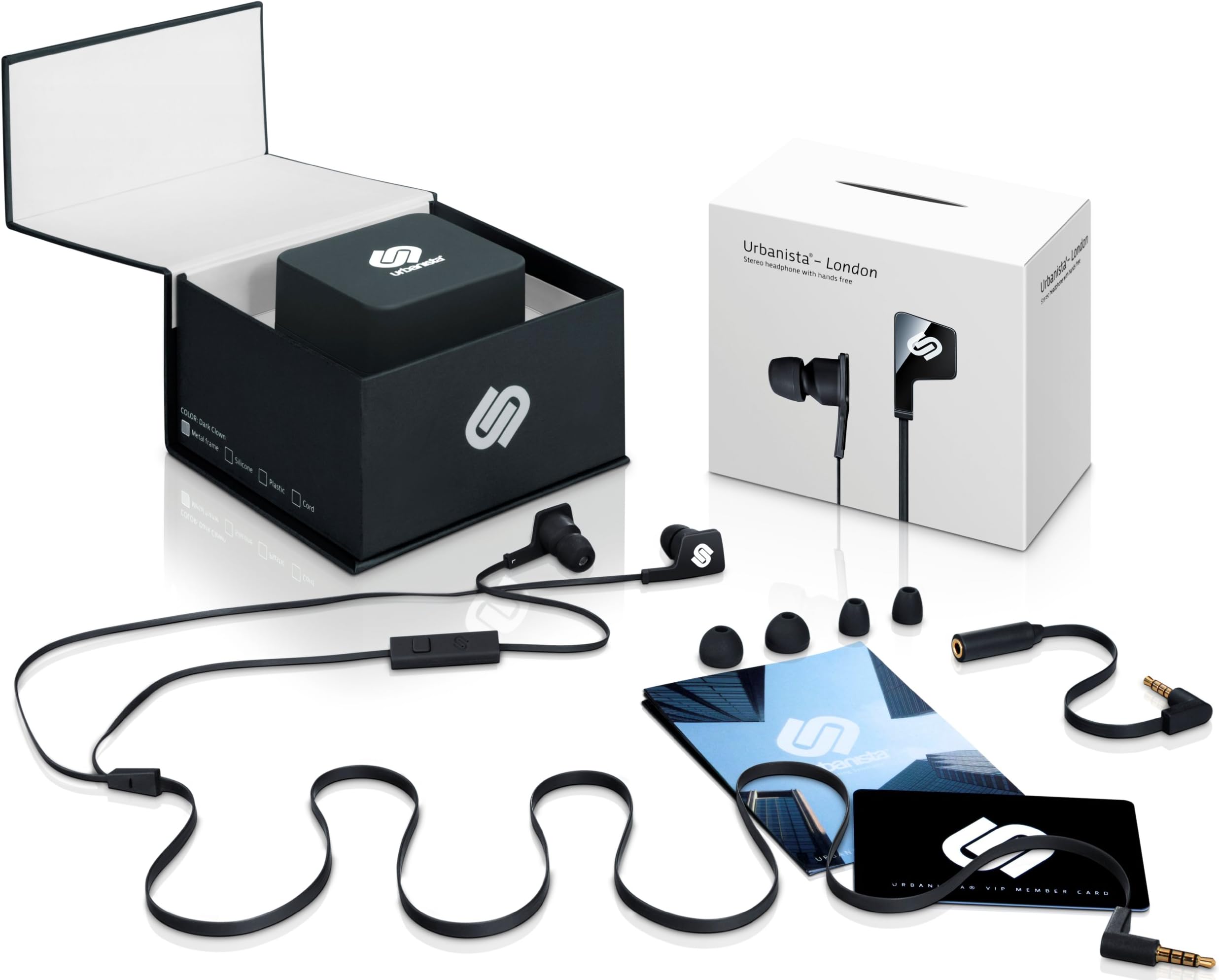 UrbanistaLondon In-Ear Headphones - Black