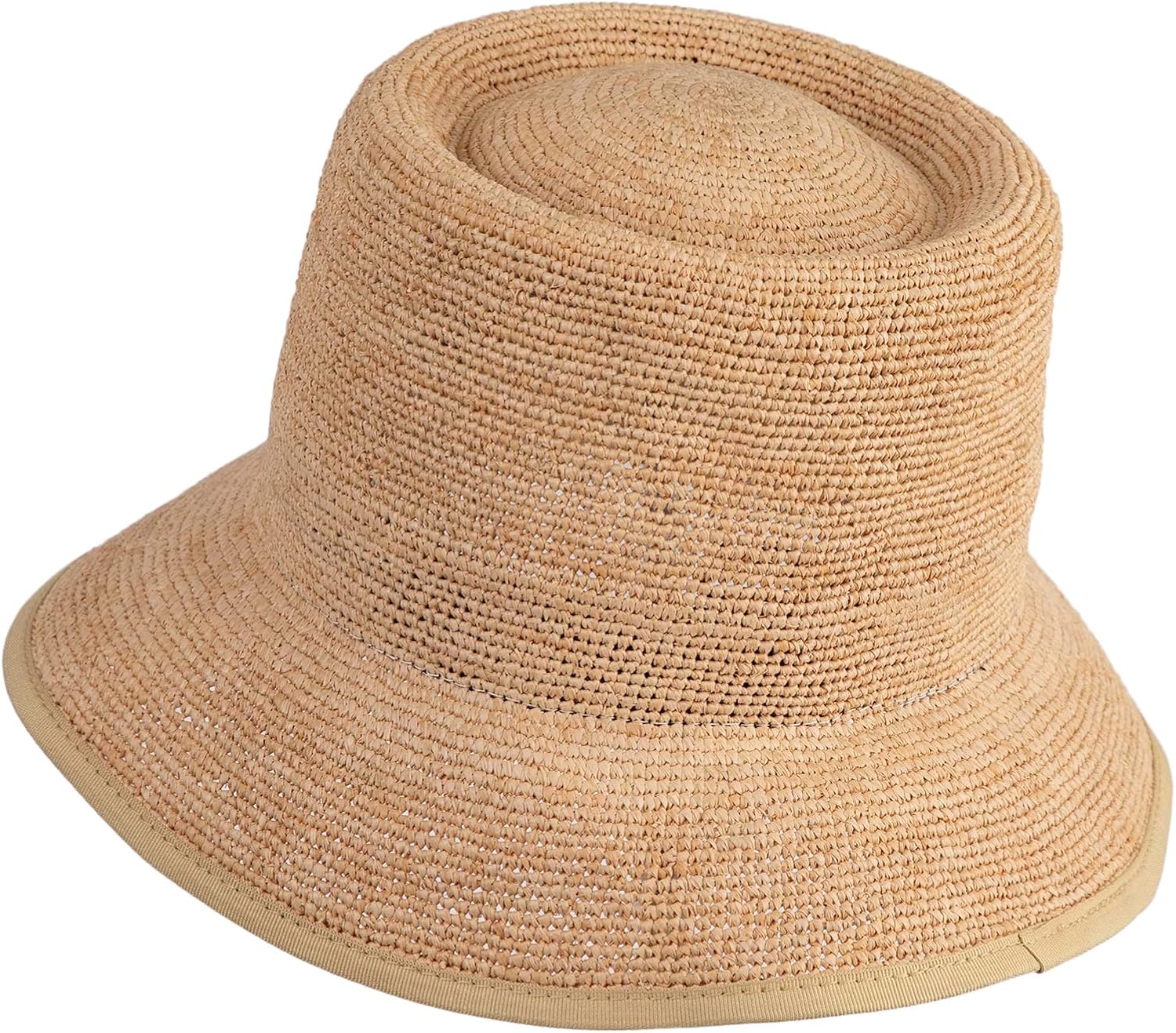 Women's Gambler Top Crochet Bucket Hat
