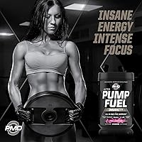 Vista 4 de PMD Sports Pump Fuel Ultra Insanity - Polvo Premium para Antes del Entrenamiento y Bombeo Muscular, Mayor Enfoque, Resistencia y Recuperación
