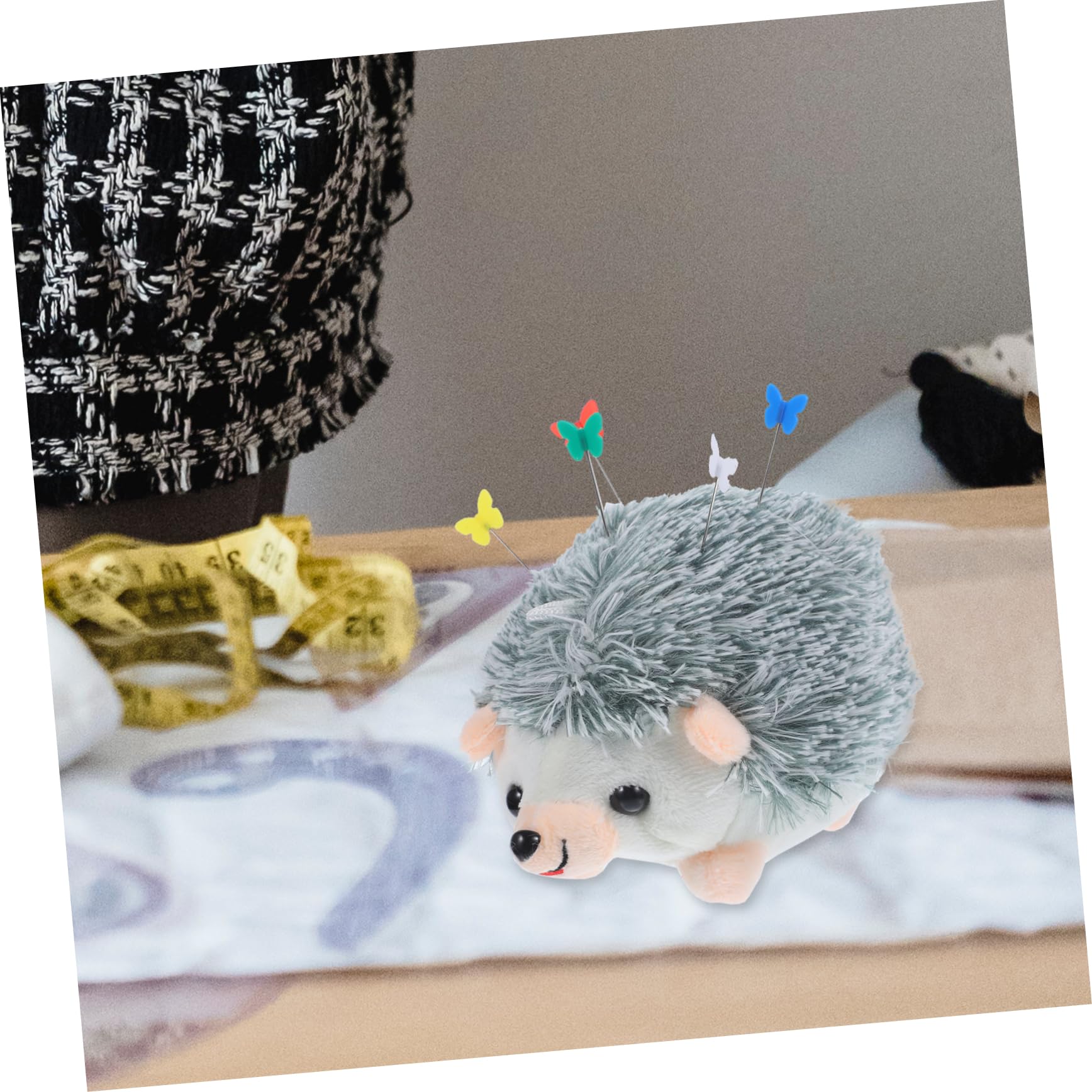 HOODANCOS 3juegos Alfiletero Portátil Forma De Erizo Alfileres De Kit De Costura y Divertido Para Manualidades y Decoración