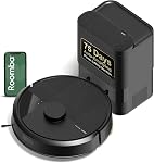 Roomba 105 Vac Robot Vacuum + AutoEmpty Dock - Self-Empties for 75 Days, Easy to use, Intense Power-Lifting Suction, LiDAR Navigation, Multi-Surface Cleaning, Cleans in Neat Rows, Works with Alexa