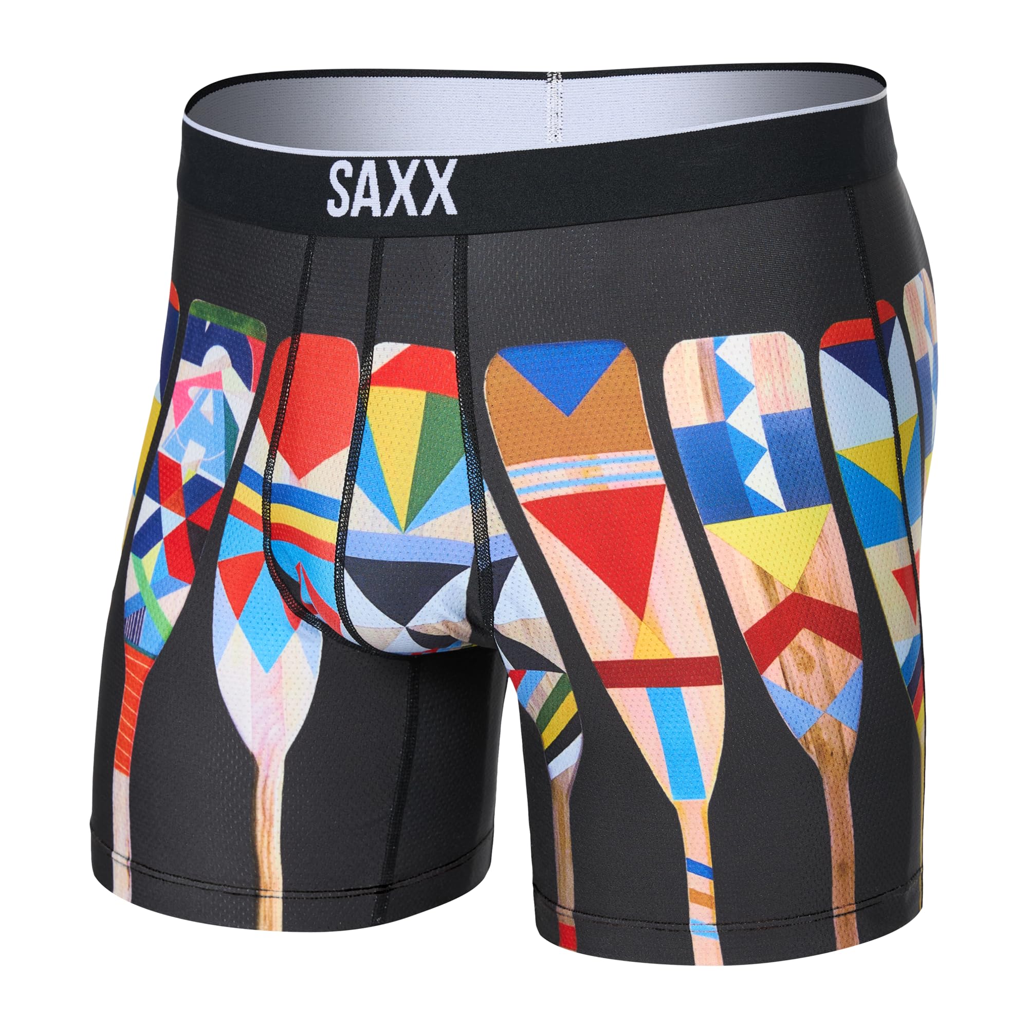 Saxx Men's Underwear – Volt Breathable Mesh Boxer Briefs with Built-in Pouch Support – Workout Underwear for Men