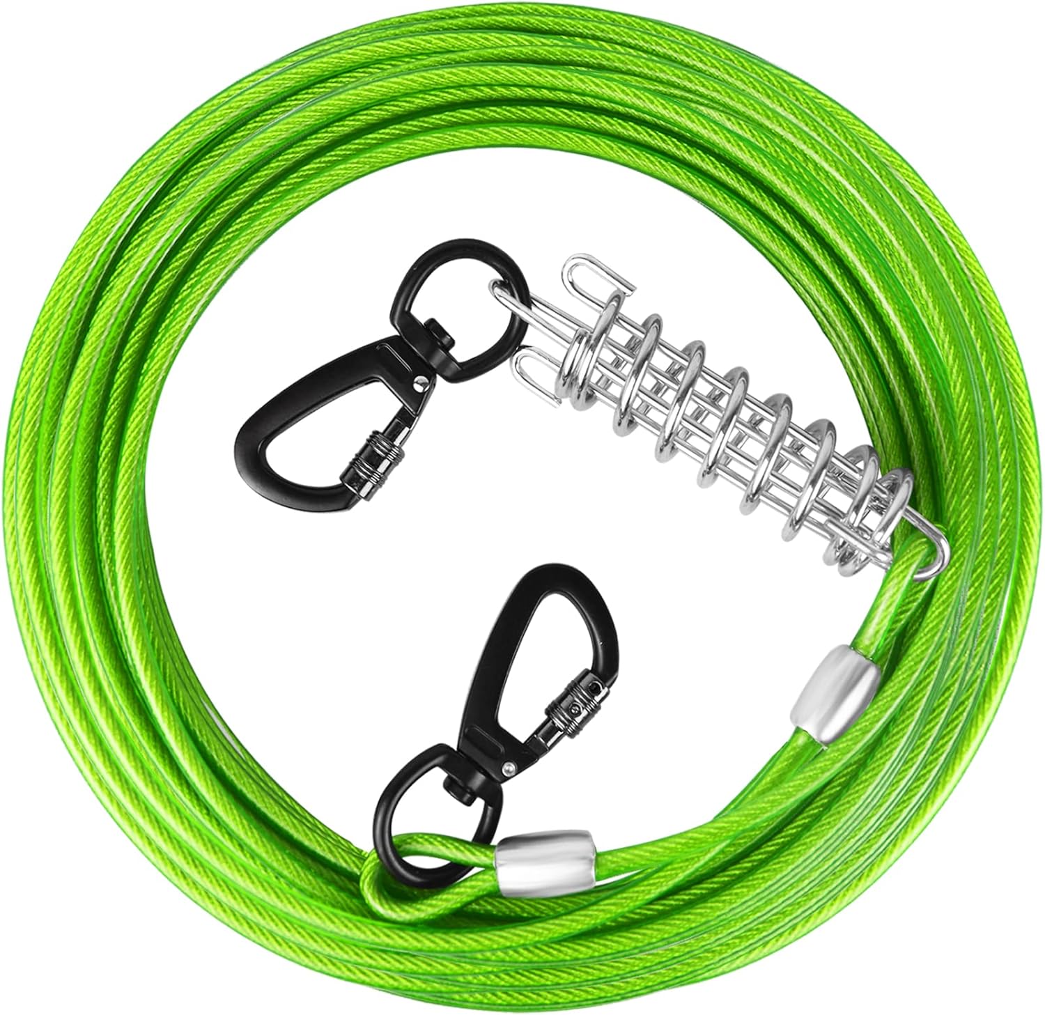 HaiYUAN Dog Tie Out Cable 10/15/20/25/30 FT Dog Runner for