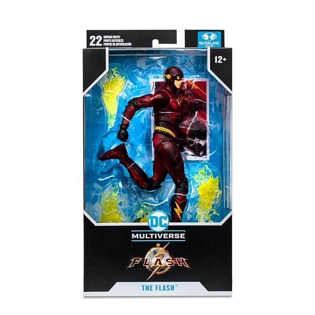 Foto 8 de 8 de BANDAI - McFarlane Figura DC Película The Flash, Flash Traje de Batman Multicolor TM15516