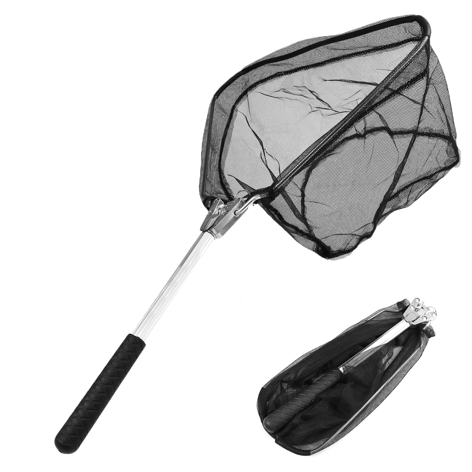 ZJKXJH Red de Pesca Sacadera telescópica de Pesca con Mango Largo, 8, 7, 6, 5, 4