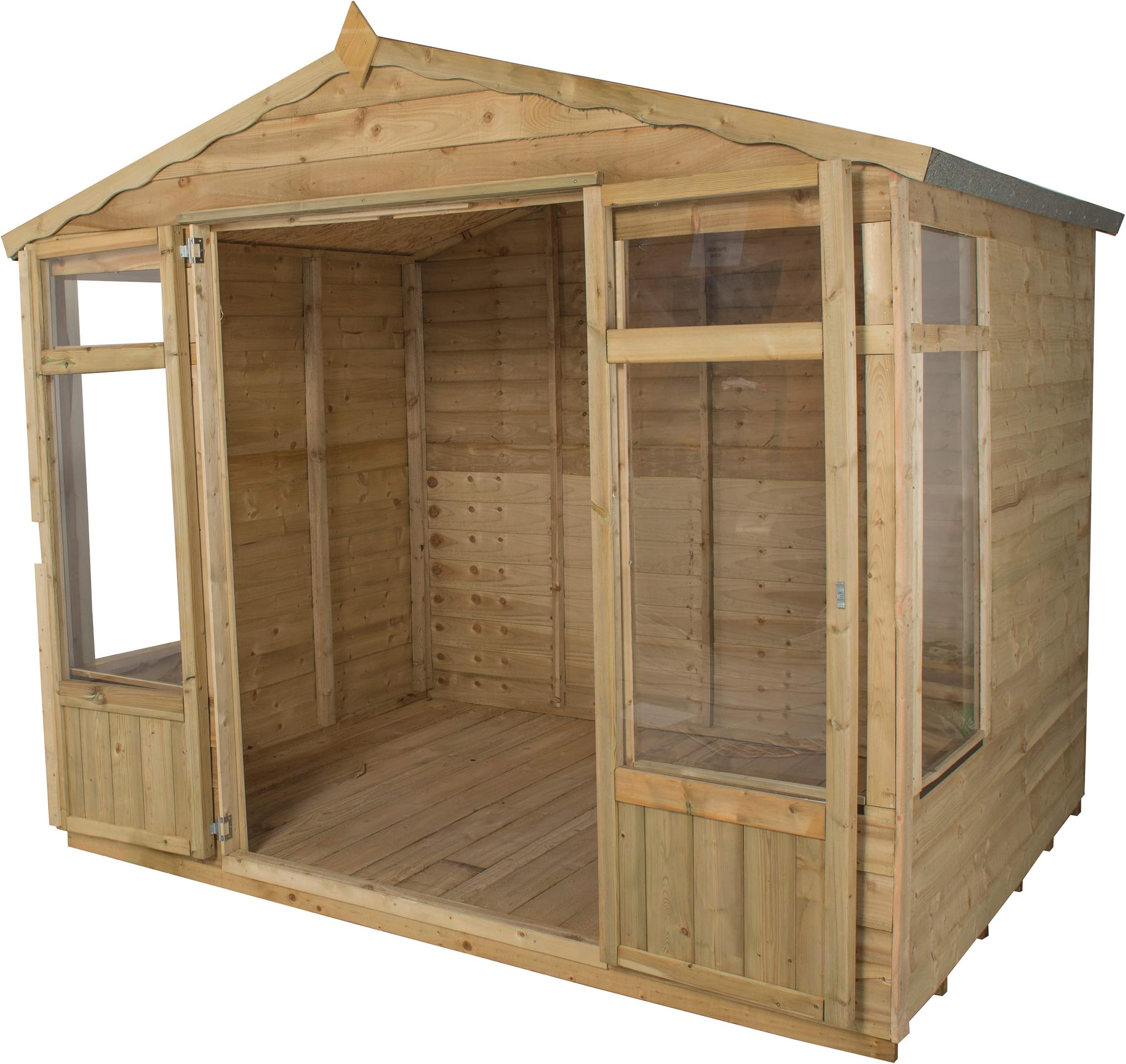 Forest 8' x 6' Pressure Treated Wooden Oakley Summerhouse