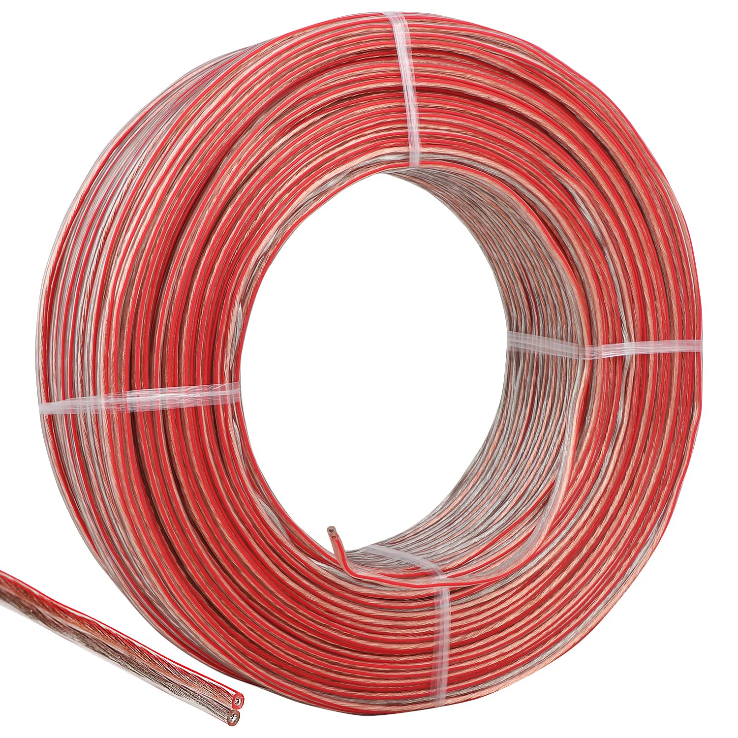 AllExtreme 23/36 TPW (TP) Speaker Wire True Spec And Soft Touch Speaker Audio Cable Great Use for Car Speakers, Stereos, Home Theater Speakers (15 Mtr)