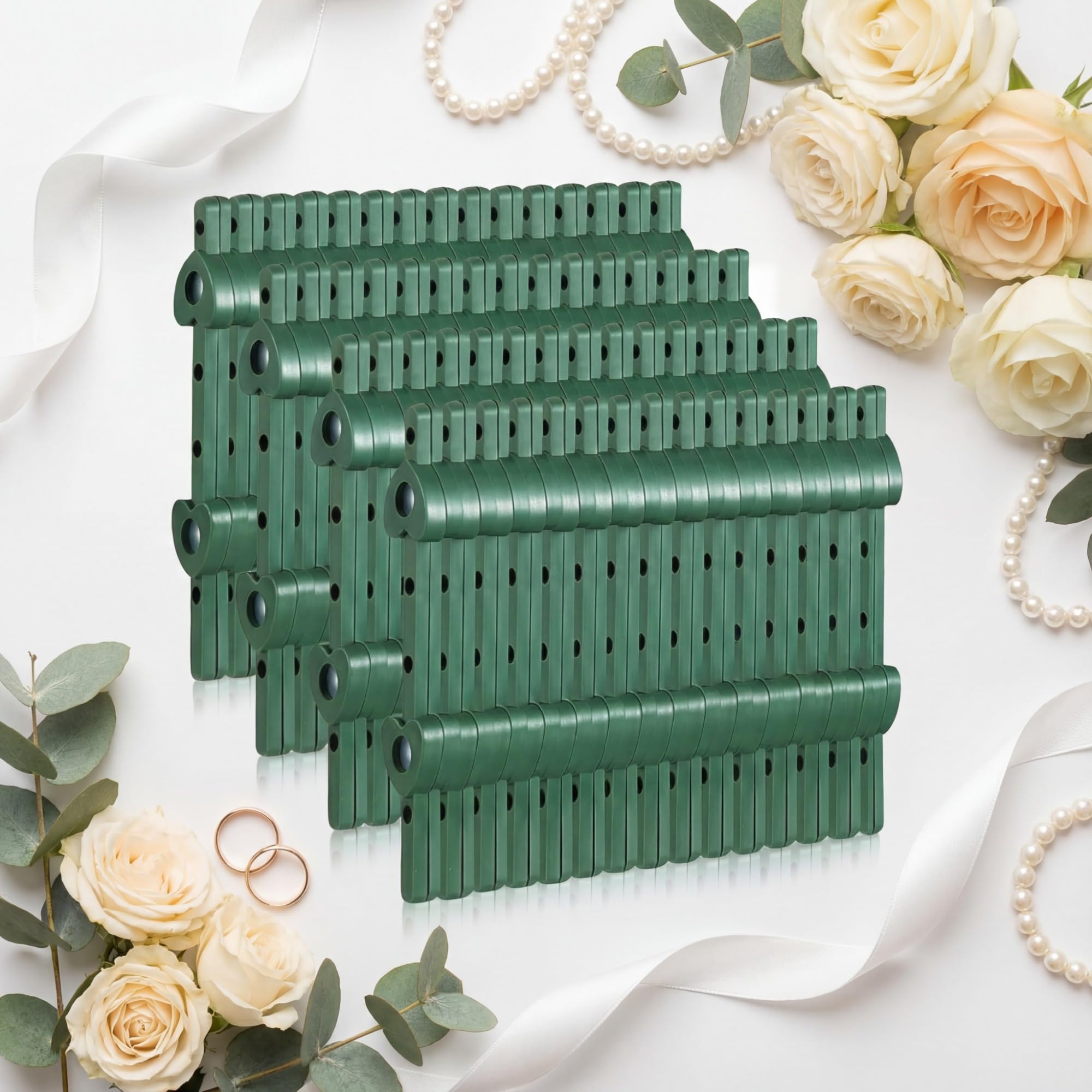 WILLBOND 15 Pairs Floral Boutonniere Magnets Corsage Brooches Magnet for Handmade Wedding Bride Boutonnieres Corsage Flower Pins Business Buttonhole Flowers Making Accessories