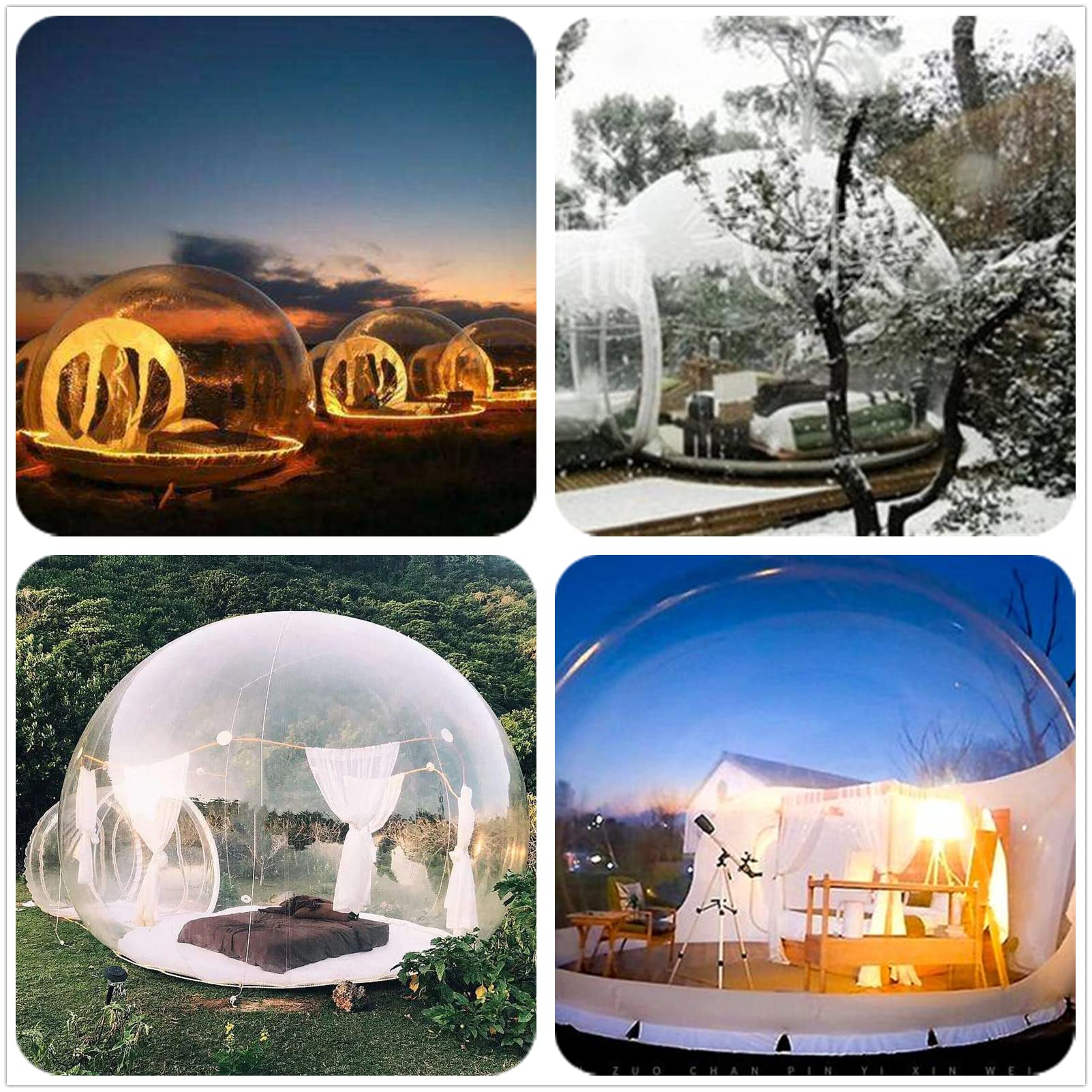 Buy Inflatable Bubble Camping Tent 10ft Commercial Grade Outdoor Clear