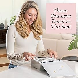 Lizush Luxury Spa Gifts for Women - 15 Piece Lavender Gifts for Her, Gift Baskets for Women, Body Care Set for Mom, Birthday Box, Self Care Spa Kit For Wife - Handmade in the USA