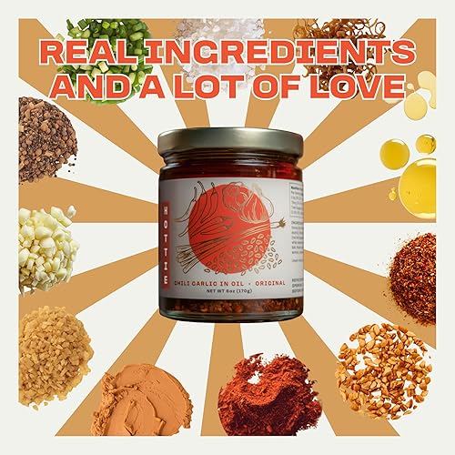 Miniatura 8 de Umami Hottie Salsa picante de ramen original  Aceite de chile estilo japonés atrevido  Hecho con ajo, chile Shichimi Togarashi, miso rojo y sésamo