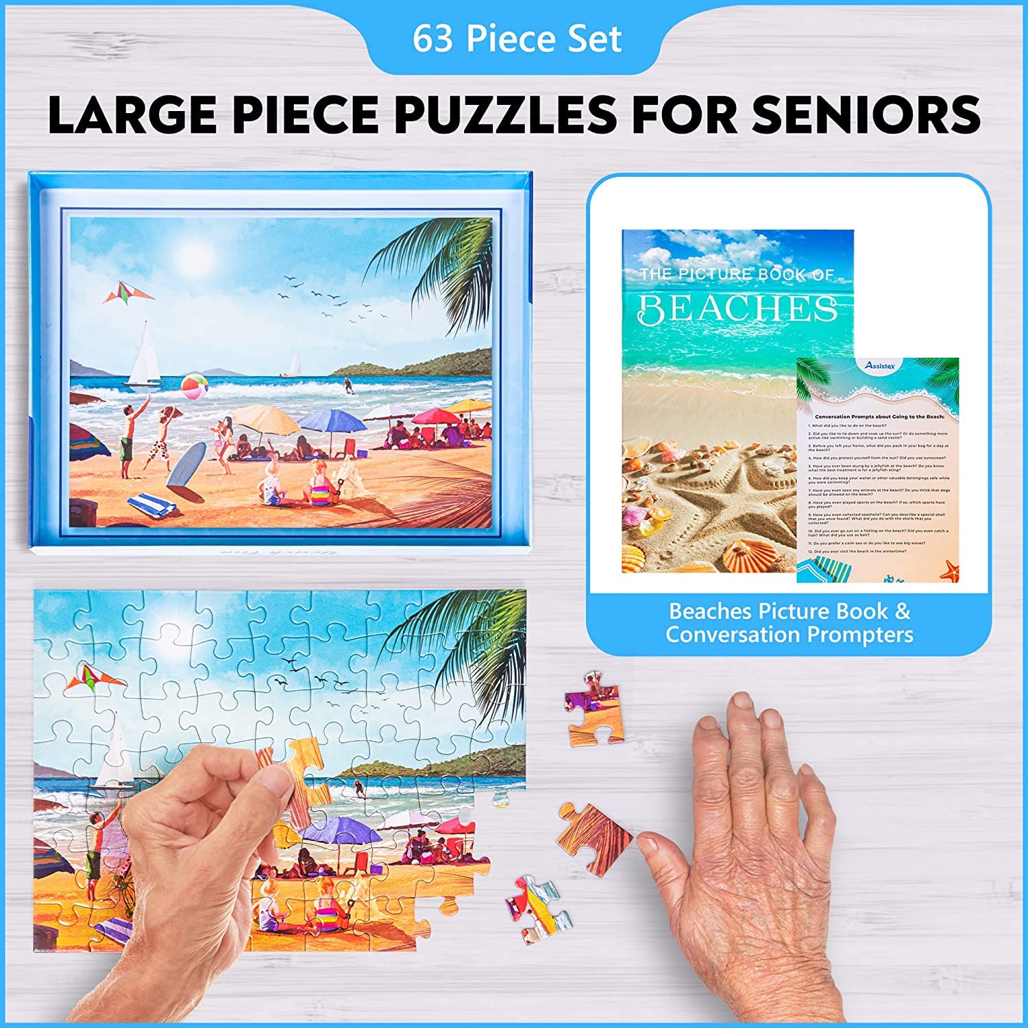 Amazon | Assistex (アシテックス) 大型ジグソーパズル 認知症の高齢者