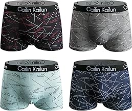 Boxer Shorts, Men's Underwear, Set of 4, Front Closure, Absorbent, Quick Drying, Breathable, Odor Resistant, Sweat Absorbent, Low Rise