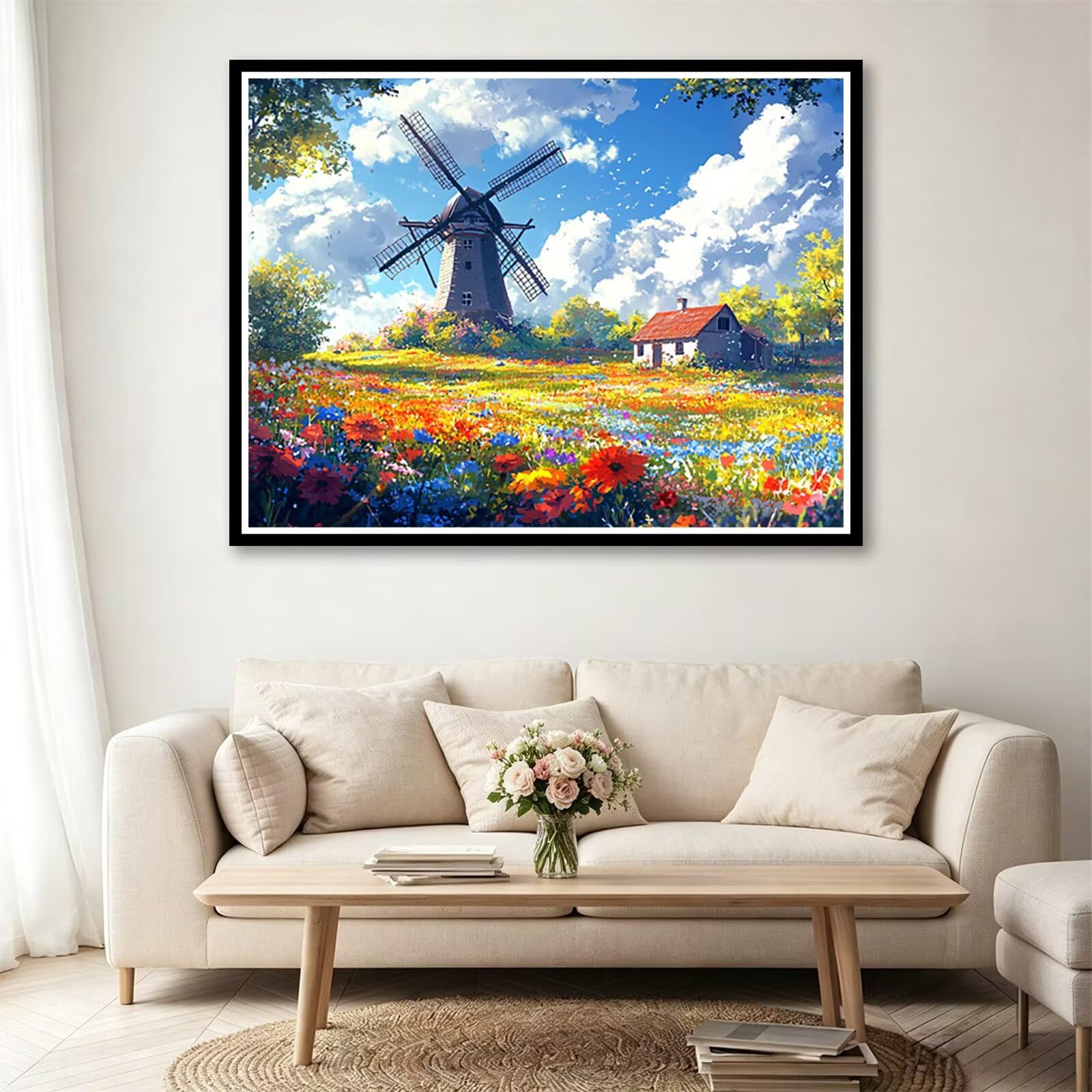 Diamond Painting Erwachsene Landschaft Diamant Painting 80x60 cm T0-974