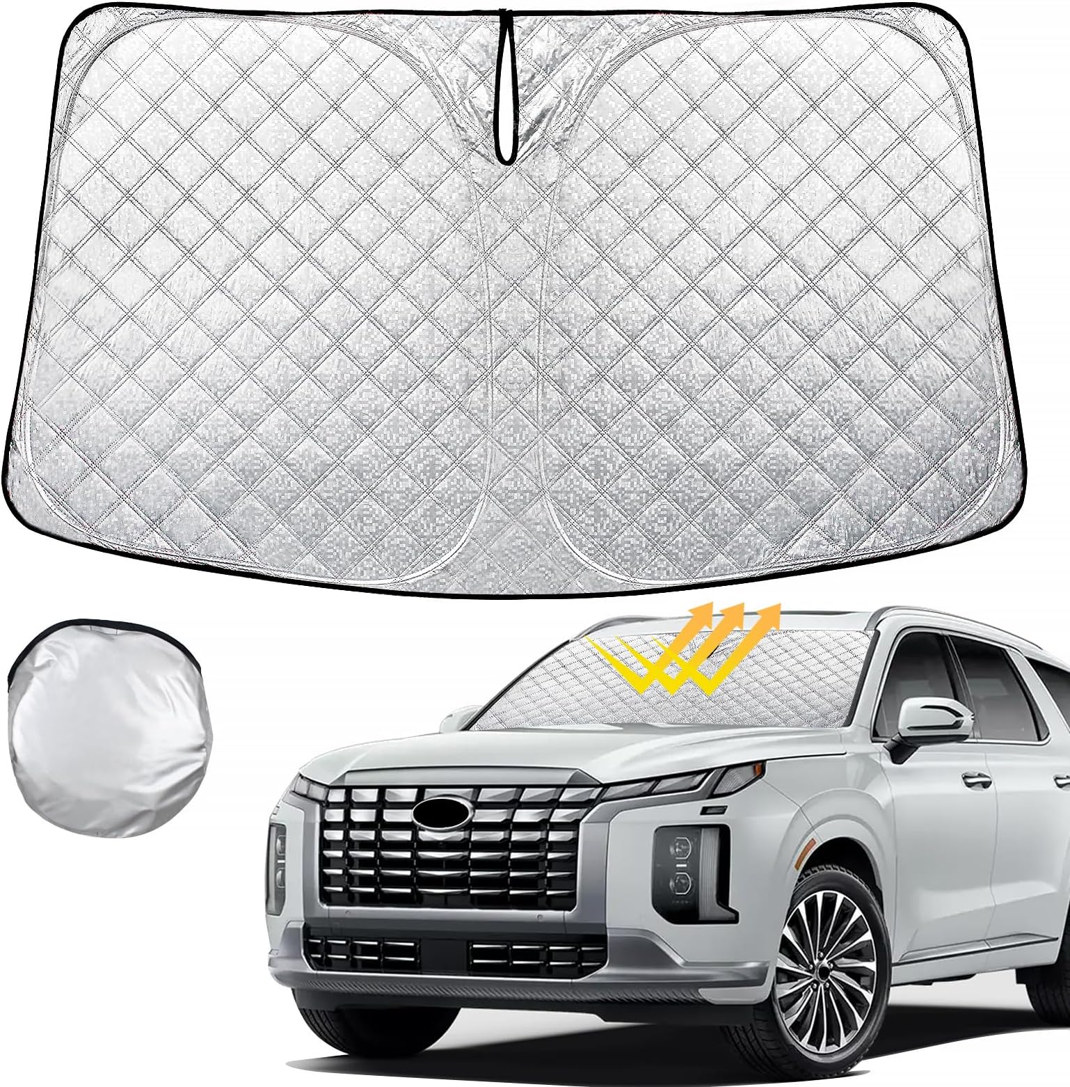 Car Accessories Car Window Sun Shade Car Windshield Visor Cover Block Front Window Sunshade UV Protect Car Window Film 6pcs/Set Price In UAE | Amazon UAE - Foto 11